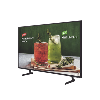 Television LED Profesional de 65" / UHD 4K (3840x2160p) / Entradas de Video HDMI, Bocinas Integradas de 10 W. Compatible VESA