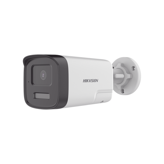 [Audio Bidireccional + Dual Light + ColorVu] Bala TURBOHD 3K (5 Megapixel) / Lente 3.6 mm / 40 mts IR EXIR + 40 mts Luz Blanca / MicrÃ³fono y Bocina Integrado / Exterior IP67 / dWDR