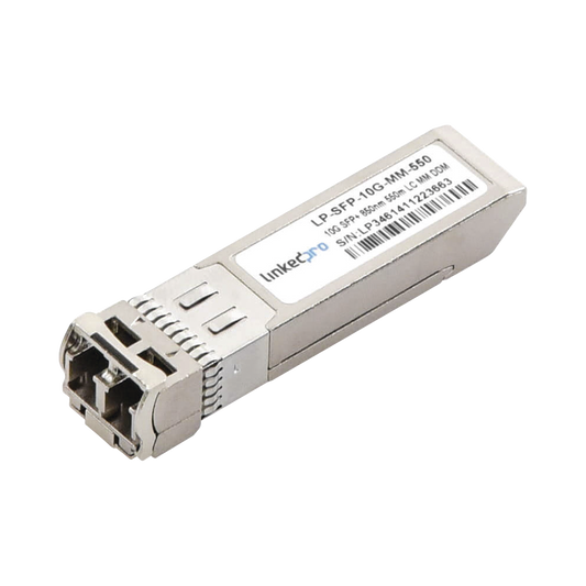 Transceptor Ãptico SFP+ (Mini-Gbic) / Multimodo 850 nm / 10 Gbps / 10GBASE-SR / Conectores LC/UPC DÃºplex / DDM / Hasta 550 m