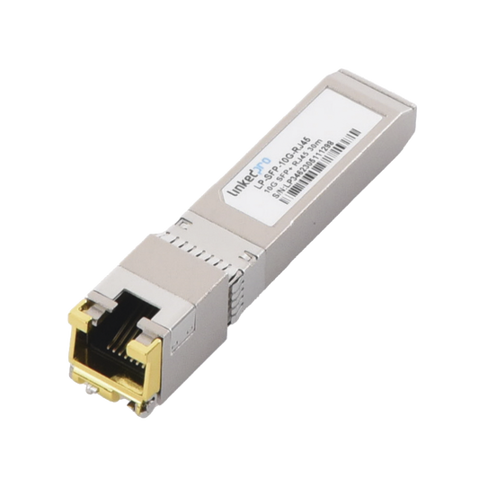 Transceptor Ãptico SFP+ a RJ45 /10 Gbps / Conector RJ45 / 10GBASE-T / Distancia de hasta 30 m.