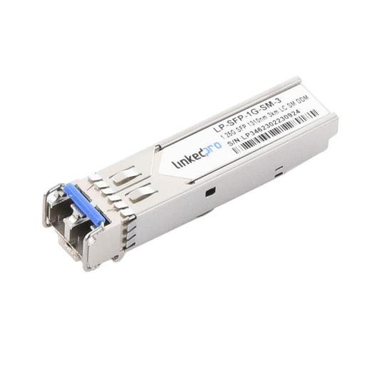 Transceptor Ãptico SFP (Mini-Gbic) / Monomodo 1310 nm / 1.25 Gbps / 1000BASE / Conectores LC/UPC DÃºplex / DDM / Hasta 3 km