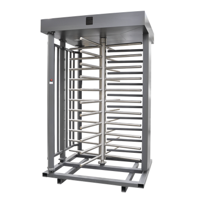 Torniquete Sencillo / Cuerpo Completo / Interior/Exterior / 100% Acero con Pintura Gris / EJE CENTRAL de Acero Inoxidable /Acabado de Lujo / Alto Tráfico