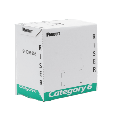 Bobina de Cable UTP, Categoría 6 de Alto Rendimiento (+350 MHz),  23 AWG, PVC (CMR, Riser), Bobina de 305 m, Color Azul